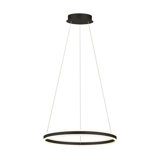 Tonarella Black Ring Pendant Light