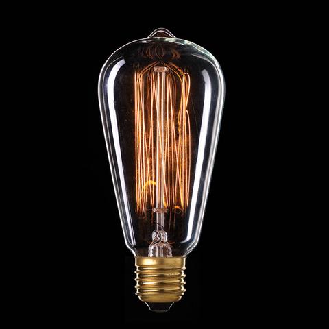 25W Incandescent Pear Filament Globe