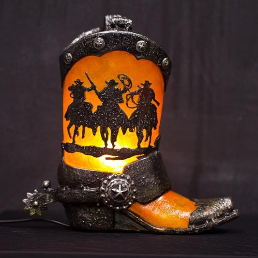 Cowboy Boot Table Lamp