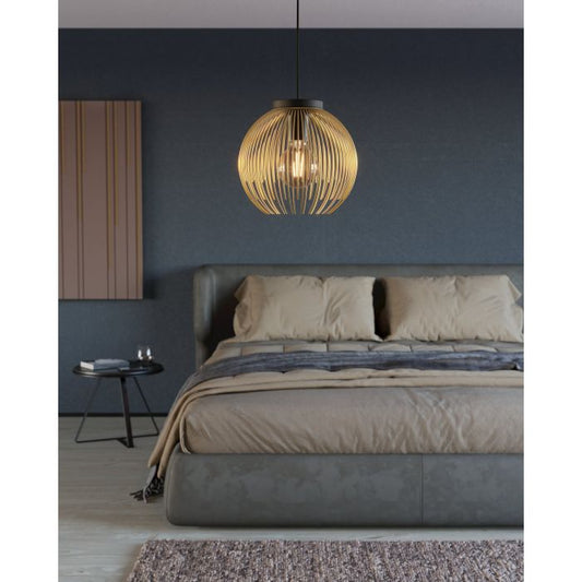 Venezuela Gold Wire Pendant Light