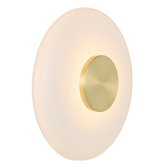 Amity Round Glass Disc LED Wall Light
