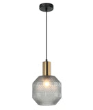 Maraca 1Lt Glass Pendant Light