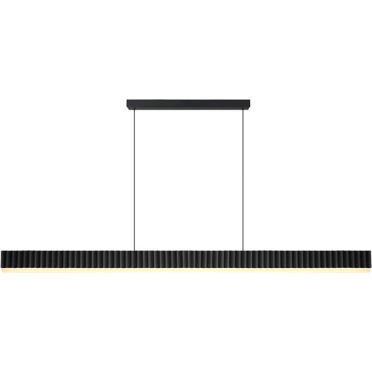 Prinia Ribbed LED Linear Bar Pendant Light