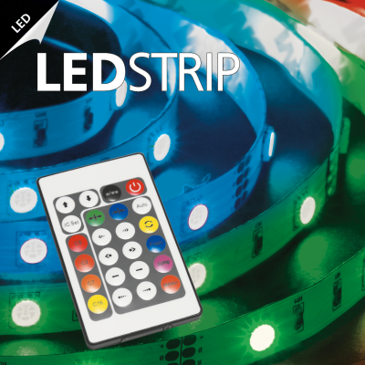 Digital LED RGB Strip Kit 5 Metres with Remote
