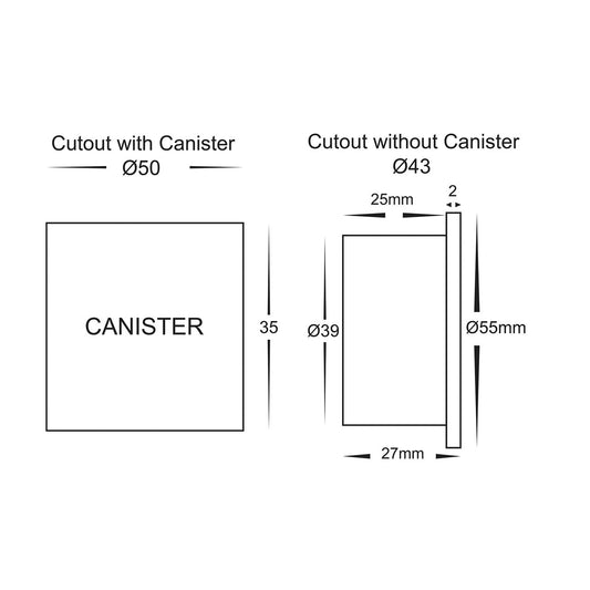 Mini Recess White Round Recessed LED Step Light