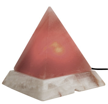 Himalayan Salt Lamp Large Pyramid with Onyx Base