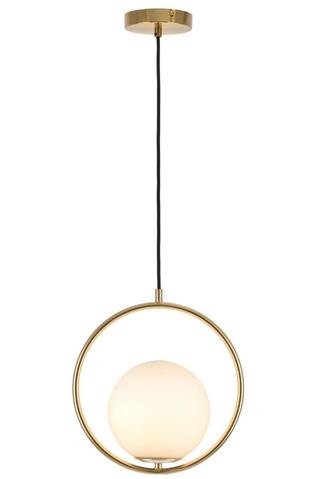 Edith Round Opal Ball Pendant Light