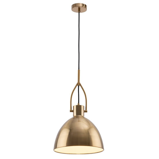Terrance 1Lt Metal Dome Pendant Light