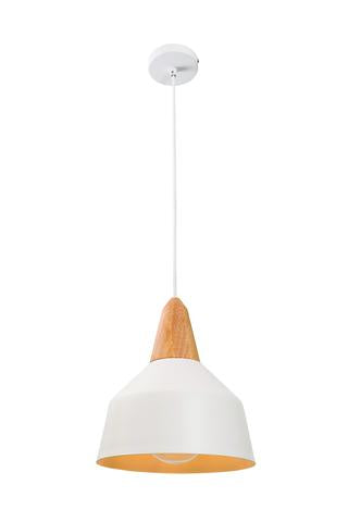 Noel Dome Pendant Light with Oak Timber