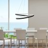 Infinity 50W LED Round Twist Pendant