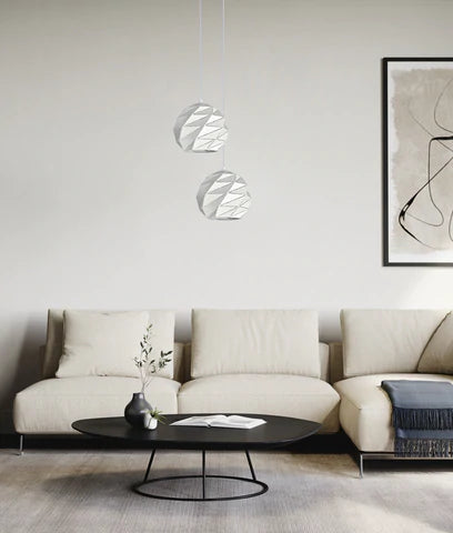 Origami Sphere Pendant Light