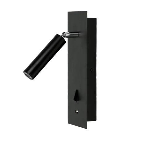 Hotel 3W LED Wall Spot Light with USB Charging and Switch