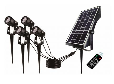 Solar Powered LED Garden Spike Set