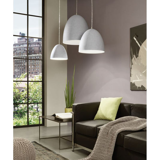 Sarabia Industrial Grey Pendant Light