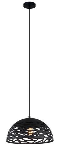 Zanda Matt Black Metal Pendant Light