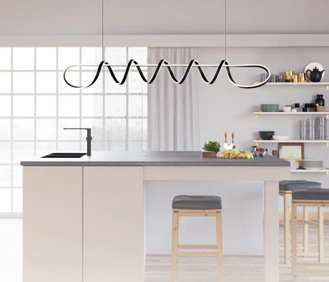 Bulbul Spiral LED Linear Pendant Light