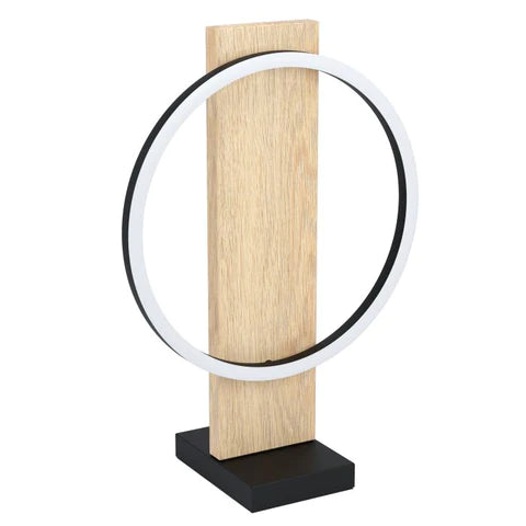 Boyal LED Table Lamp Black/Timber