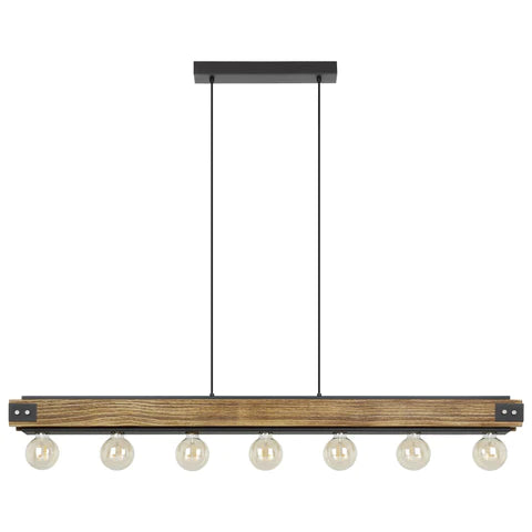 Layham Timber Beam Bar Pendant Light