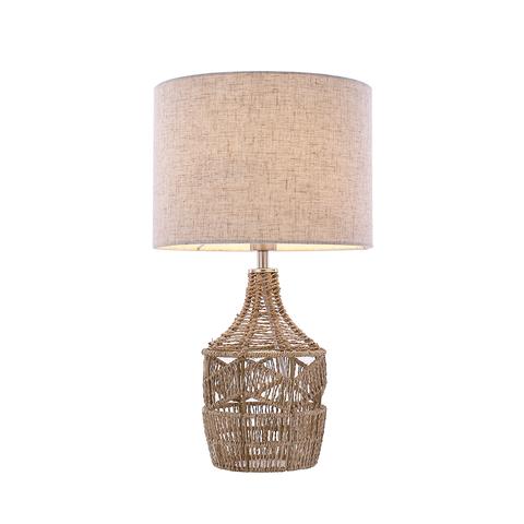 Tilda Natural Hemp Rope Table Lamp and Shade