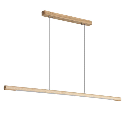 Caber Linear LED 1200mm Timber Pendant