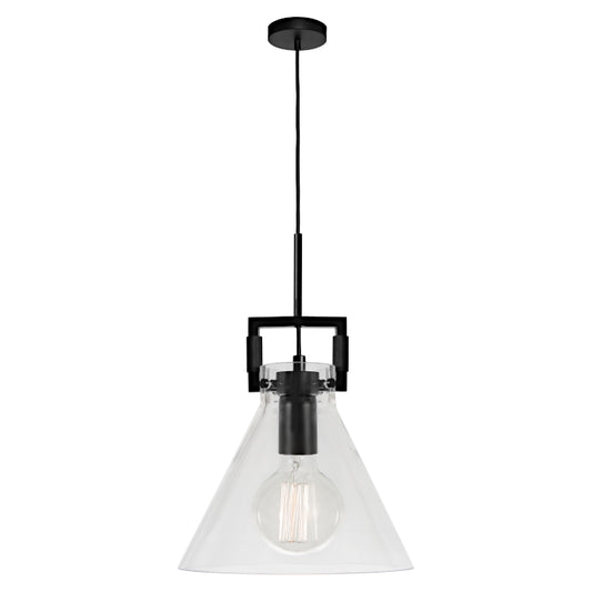 Pierre 1Lt Glass Pendant Light