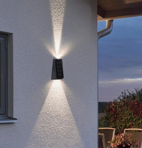 Solar Powered 1.5W LED Up/Down Wall Light