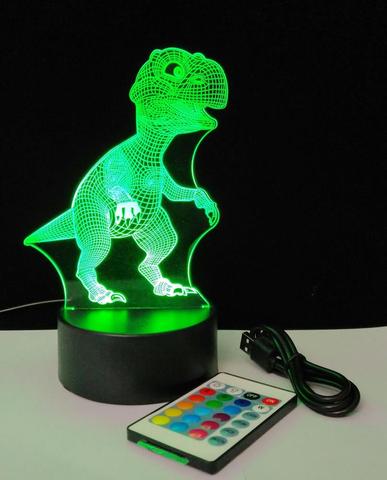 3D LED Lamp Night Light Available Owl/Butterfly/Soccer Ball/Dinosaur/Bear