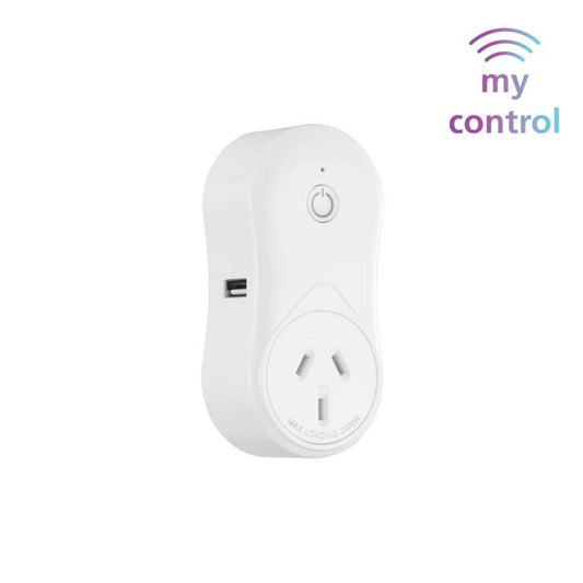 My Control Eglo SMART Wifi Power Plug Switch with USB