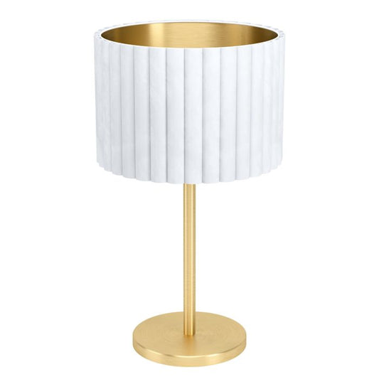 Tamaresco Velvet Drum Table Lamp