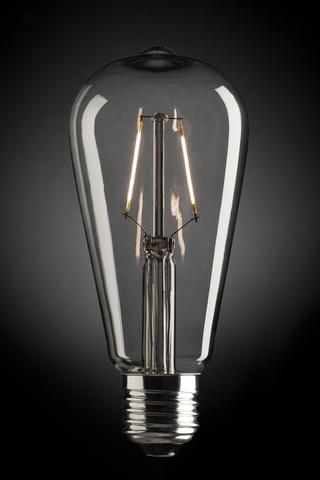 6W LED Pear Filament Globe