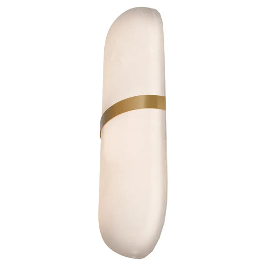 Bower 6w LED Capsule Alabaster Stone Wall Light Natural