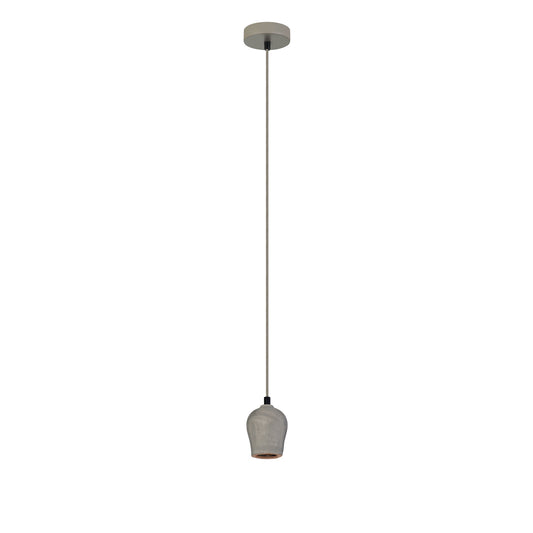 Chunk Urban Concrete 1Lt Pendant Light