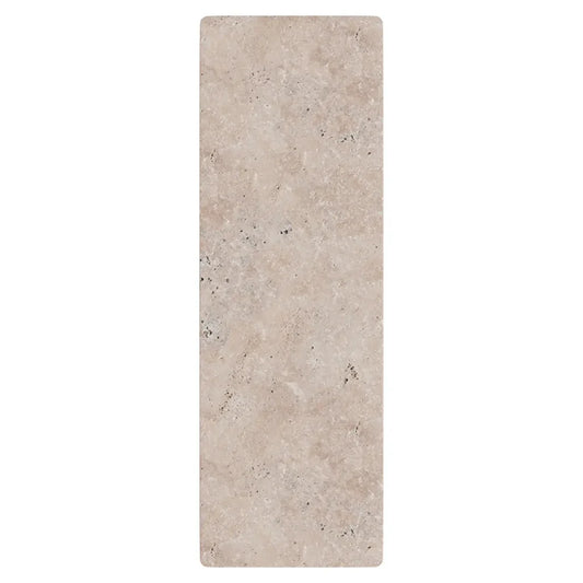 Orville LED Rectangle Travertine Backlit Stone Wall Light Natural