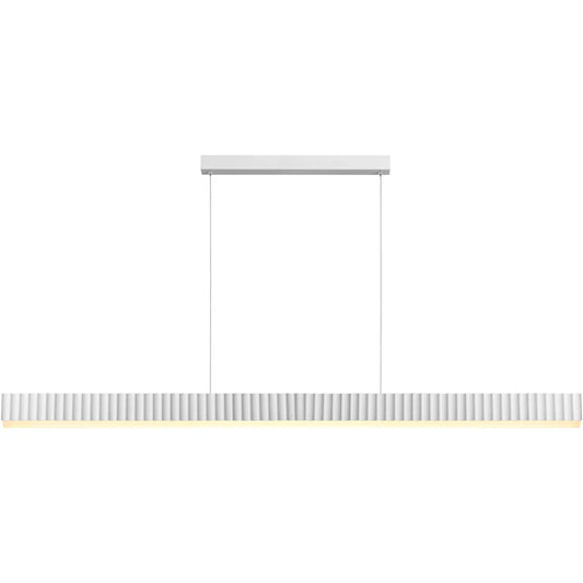 Prinia Ribbed LED Linear Bar Pendant Light