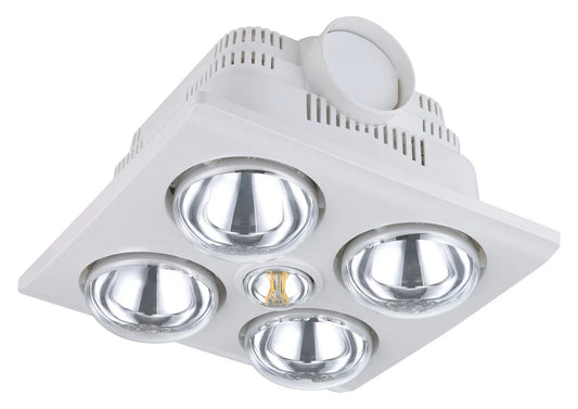 Eglo Laredo Bathroom 3in1 Light/Heat/Exhaust Fan White