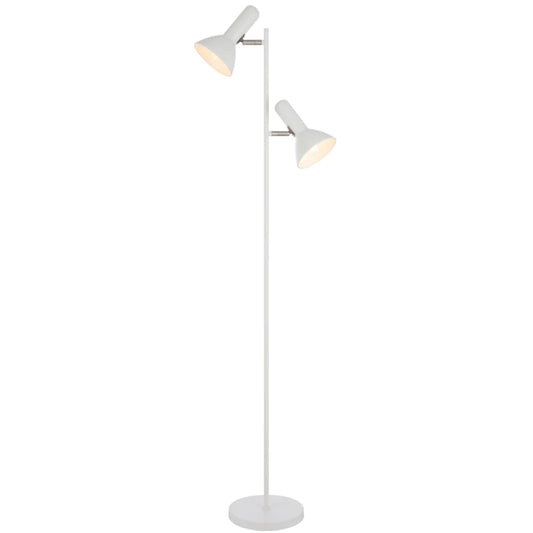 Hyvik 2lt Metal Floor Reading Lamp