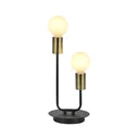 Roma Table/Floor Lamp Antique Brass/Black