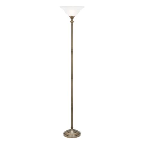 Logan Brass Up Light Floor Lamp