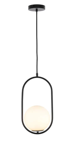 Ava Oval Opal Ball Pendant Light