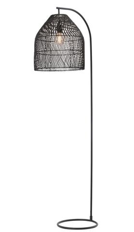Sawyer Rattan Cane Woven Floor Lamp