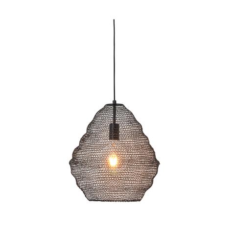 Mudag Black Metal Mesh Pendant