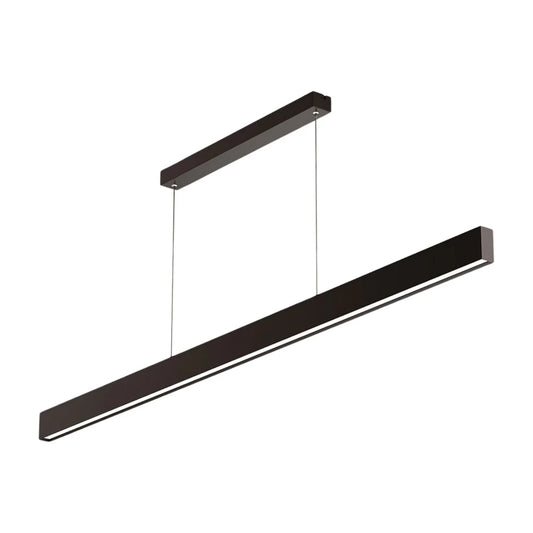 Linier LED Bar Pendant Light Black