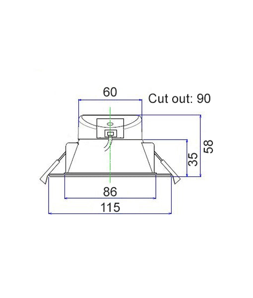 Smart 9W Wifi LED RGB + White Downlight
