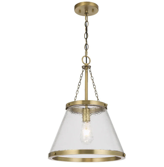 Olmont 1lt Glass Pendant Light
