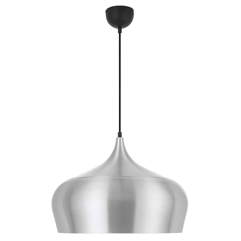 Polk 1Lt Brushed Metal Pendant Light