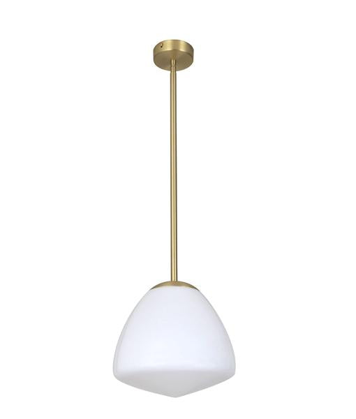 Ciotola Tipped Dome Frost Glass Pendant