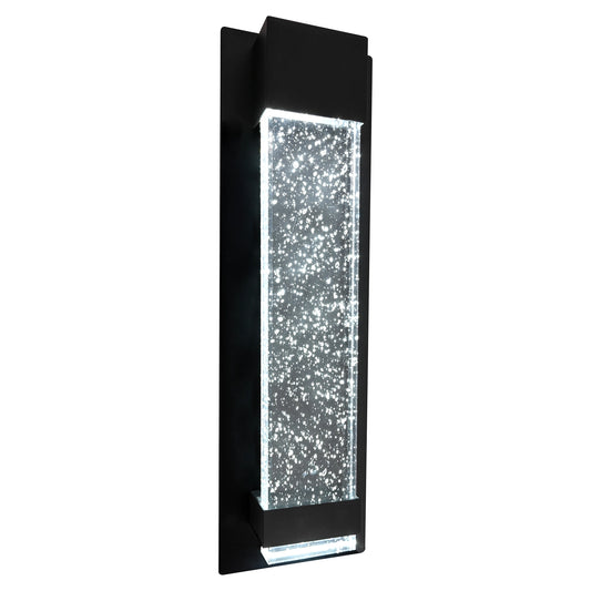 Calibo Coot LED Exterior Bubble Glass Linear Outdoor Wall Light