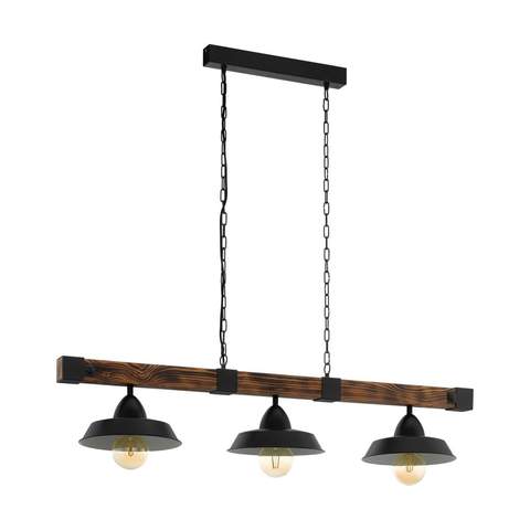Oldbury Timber Rustic Bar Pendant Light