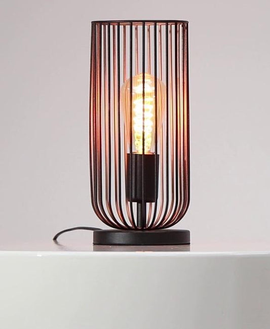 Roccamena Metal Cage Table Lamp