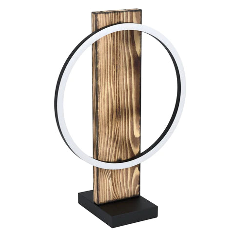 Boyal LED Table Lamp Black/Timber